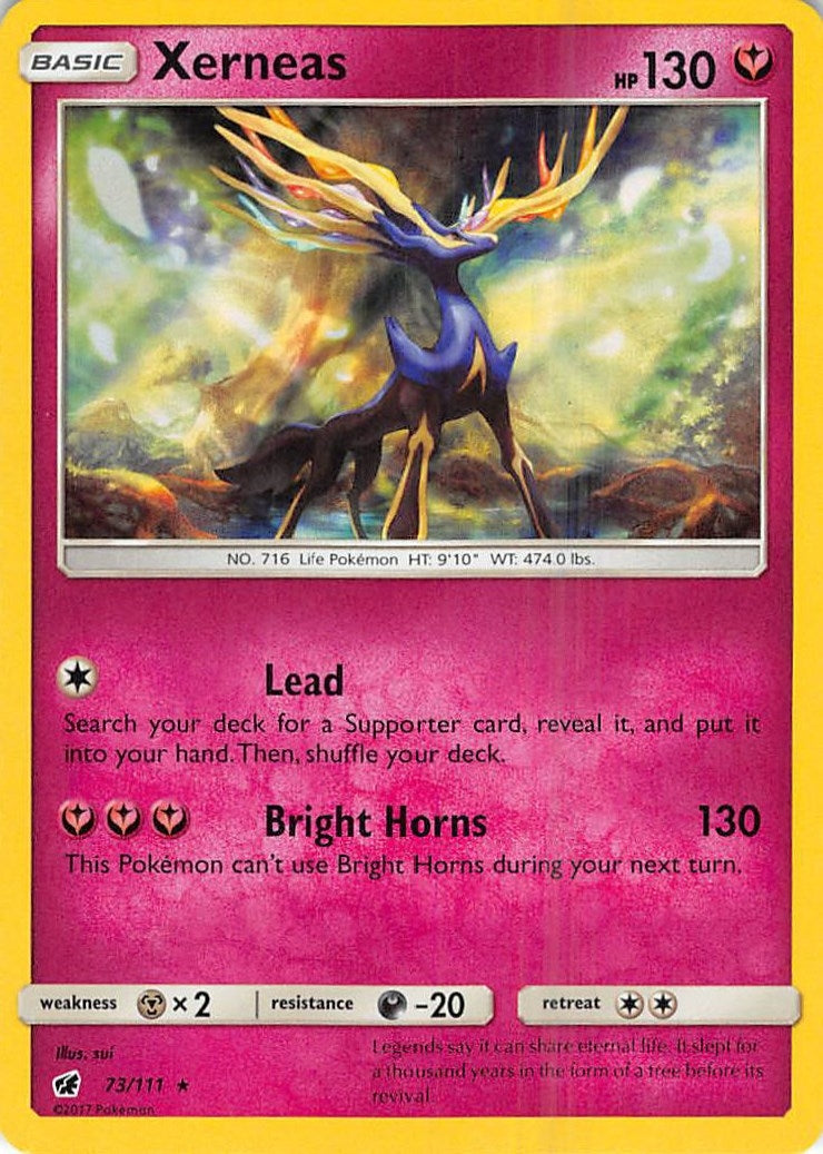 Image for Xerneas (SM - Crimson Invasion) (73/111) - Pokemon