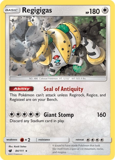 Image for Regigigas (SM - Crimson Invasion) (84/111) - Pokemon