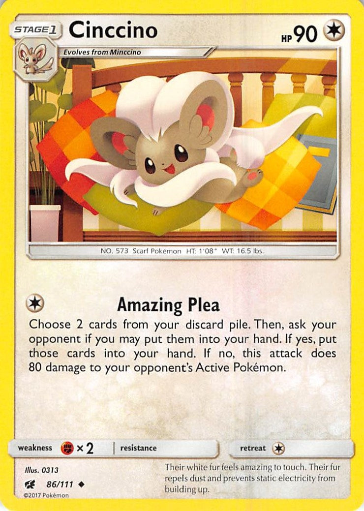 Image for Cinccino (SM - Crimson Invasion) (86/111) - Pokemon