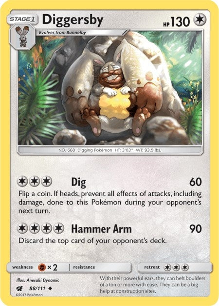 Image for Diggersby (SM - Crimson Invasion) (88/111) - Pokemon
