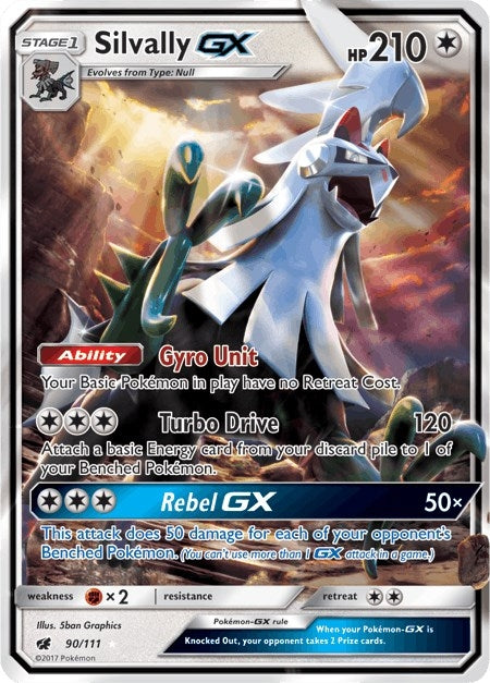 Image for Silvally GX (SM - Crimson Invasion) (90/111) - Pokemon