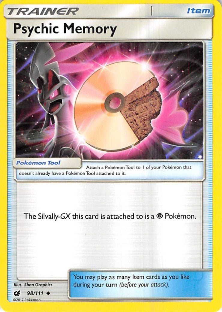 Image for Psychic Memory (SM - Crimson Invasion) (98/111) - Pokemon