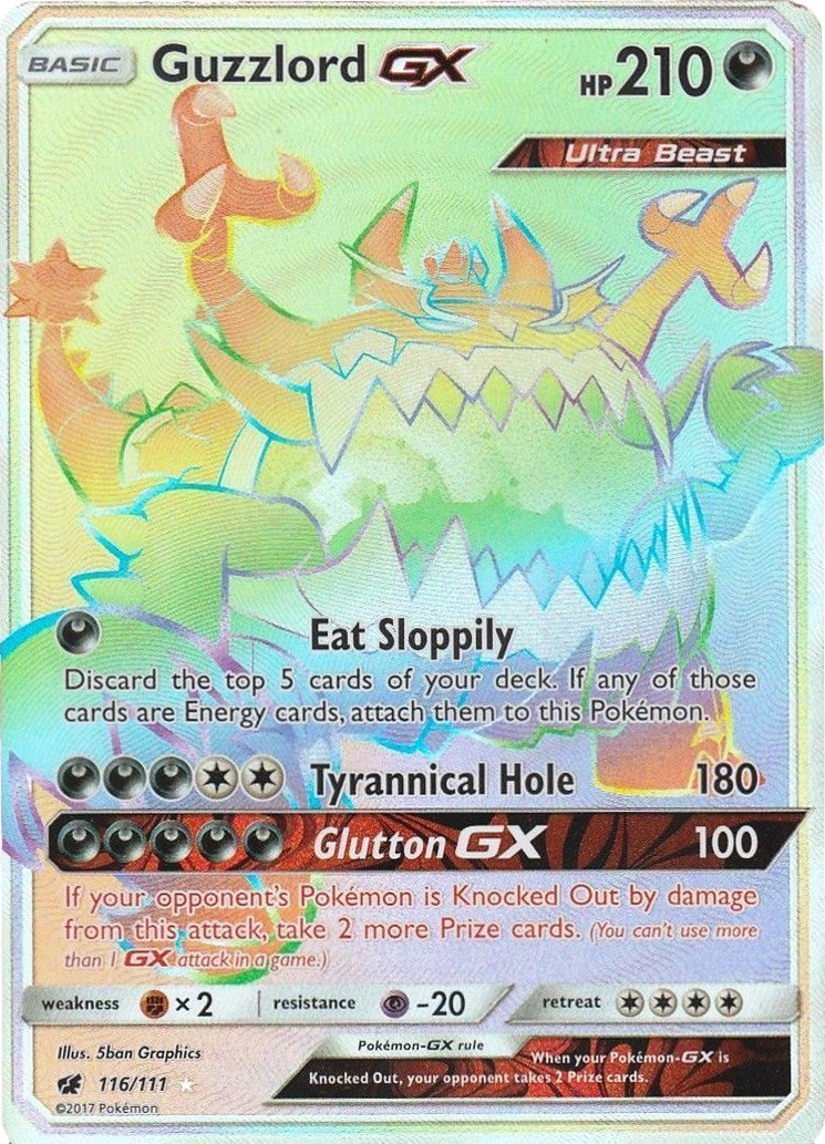 Image for Guzzlord GX (Secret) (SM - Crimson Invasion) (116/111) - Pokemon