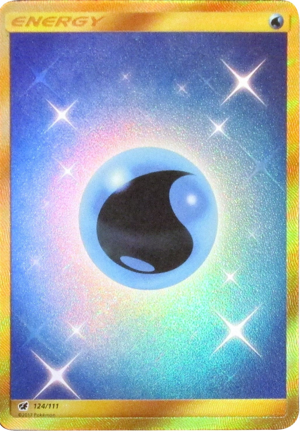 Image for Water Energy (Secret) (SM - Crimson Invasion) (124/111) - Pokemon