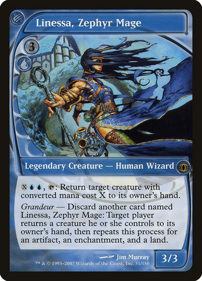 Image for Linessa, Zephyr Mage (Future Sight) (51) - Magic: The Gathering
