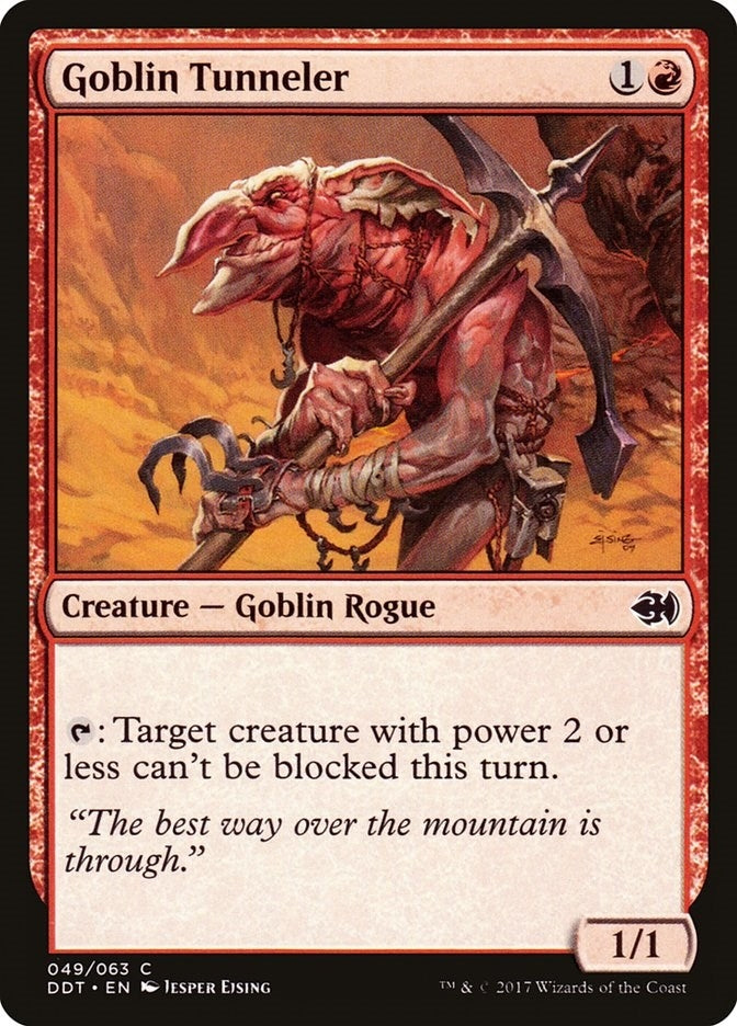 Image for Goblin Tunneler (Duel Decks: Merfolk vs. Goblins) (49) - Magic: The Gathering