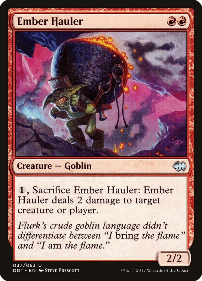 Image for Ember Hauler (Duel Decks: Merfolk vs. Goblins) (37) - Magic: The Gathering