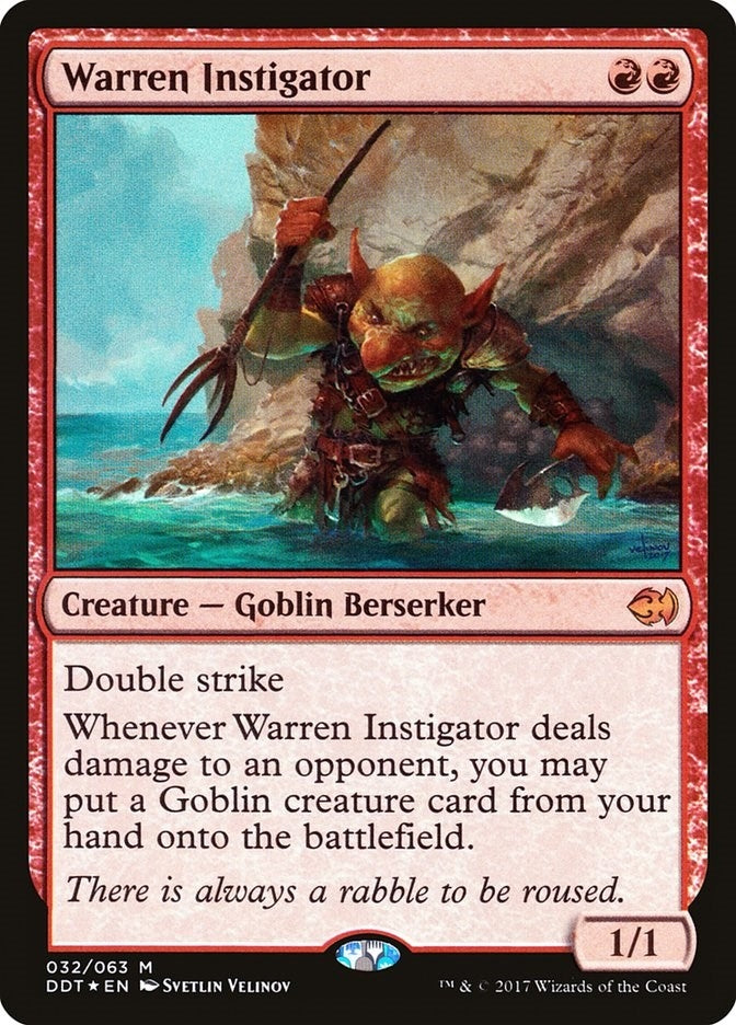 Image for Warren Instigator (Duel Decks: Merfolk vs. Goblins) (32) - Magic: The Gathering