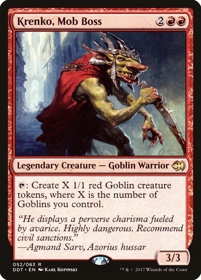 Image for Krenko, Mob Boss (Duel Decks: Merfolk vs. Goblins) (52) - Magic: The Gathering