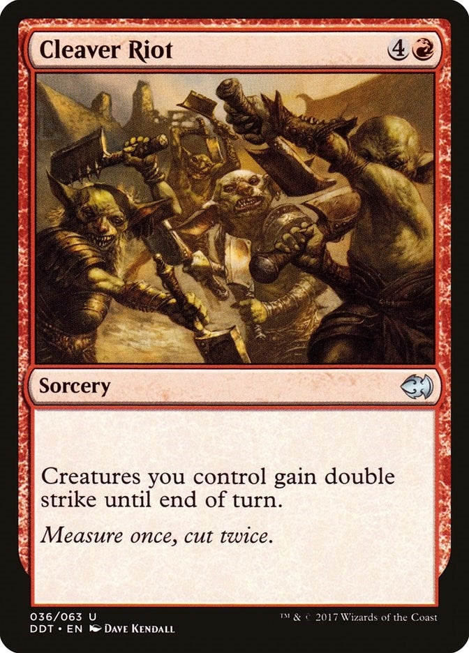 Image for Cleaver Riot (Duel Decks: Merfolk vs. Goblins) (36) - Magic: The Gathering