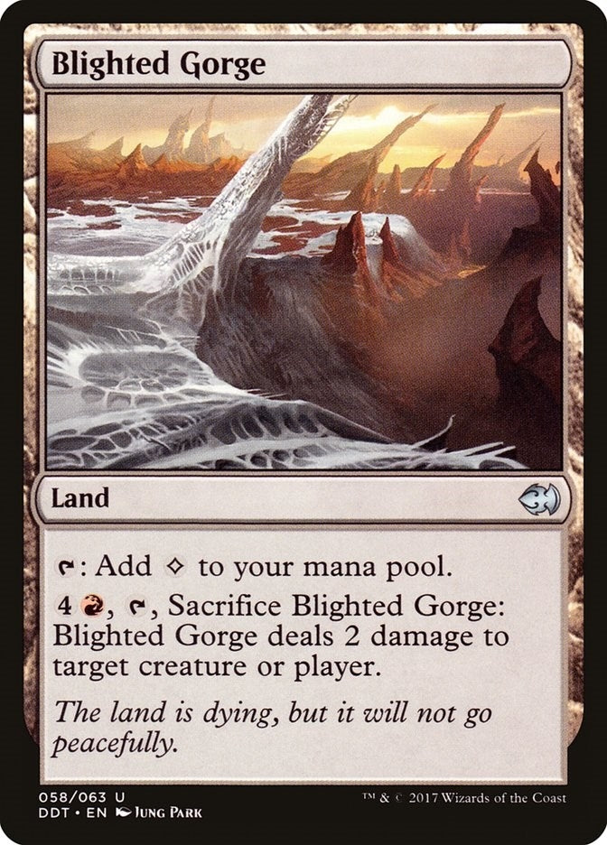 Image for Blighted Gorge (Duel Decks: Merfolk vs. Goblins) (58) - Magic: The Gathering