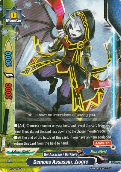 Image for Demons Assassin, Ziogre (Promo Cards) (PR/0275EN) - Future Card BuddyFight