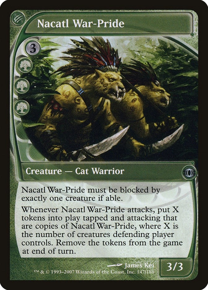 Image for Nacatl War-Pride (Future Sight) (147) - Magic: The Gathering