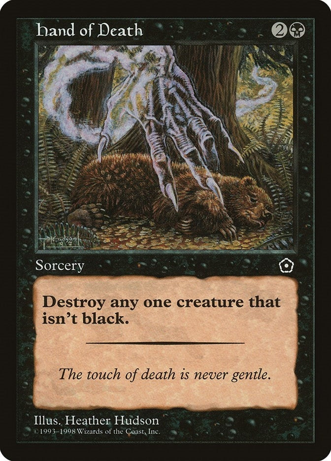 Image for Hand of Death (Portal Second Age) - Magic: The Gathering