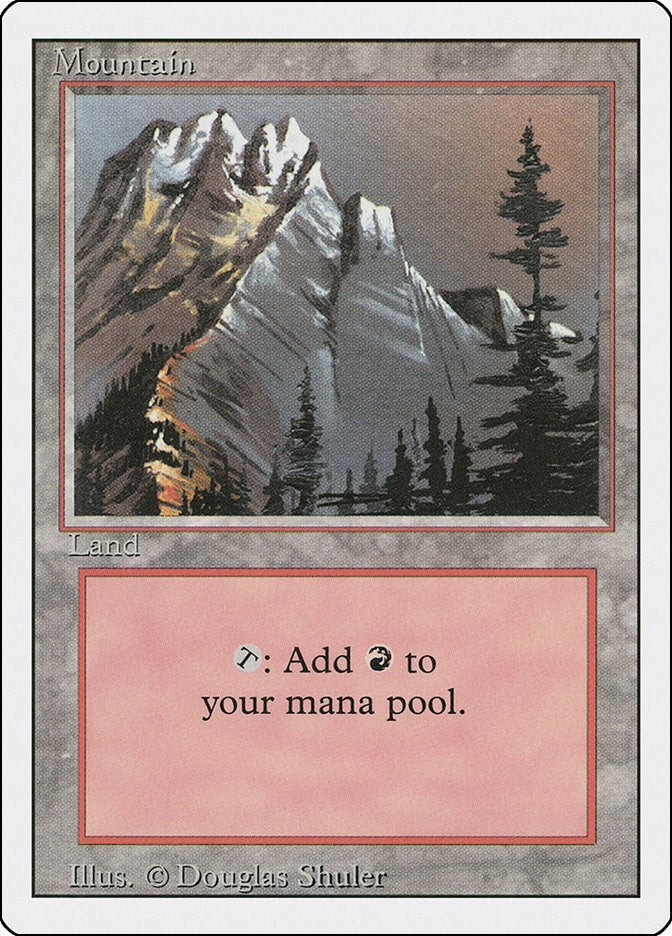 Image for Mountain (A) (Revised Edition) (290) - Magic: The Gathering