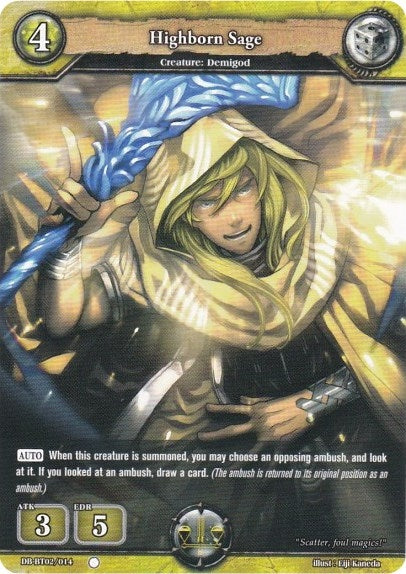Image for Highborn Sage (Oath of Blood) (DB-BT02/014) - Dragoborne