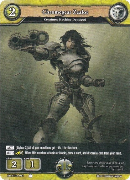 Image for Chromegear Zealot (Oath of Blood) (DB-BT02/017) - Dragoborne