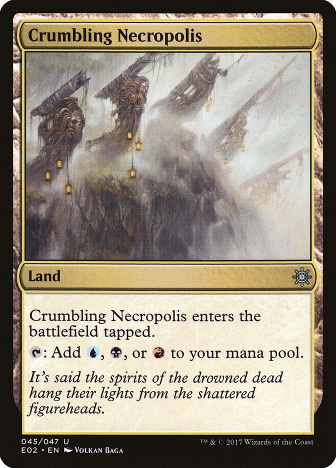 Image for Crumbling Necropolis (Explorers of Ixalan) (45) - Magic: The Gathering