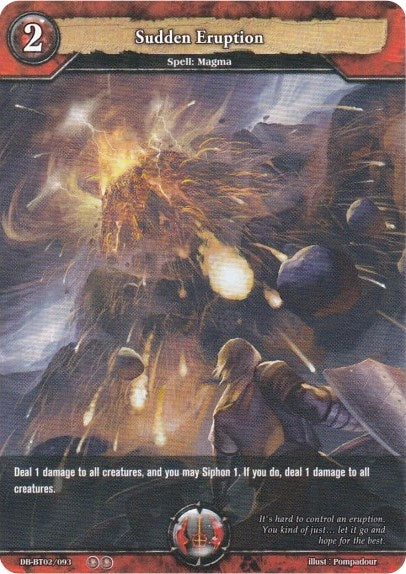 Image for Sudden Eruption (Oath of Blood) (DB-BT02/093) - Dragoborne