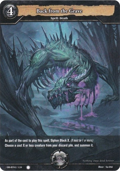 Image for Back from the Grave (Oath of Blood) (DB-BT02/120) - Dragoborne