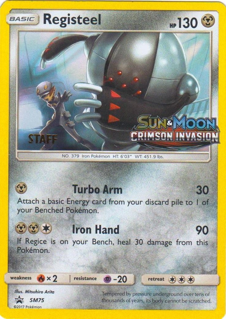 Image for Registeel - SM75 (Prerelease) [Staff] (SM Promos) (SM75) - Pokemon
