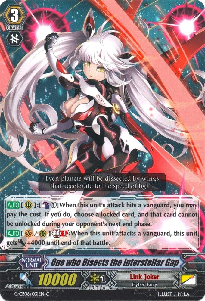 Image for One who Bisects the Intersteller Gap (G-CB06: Rondeau of Chaos and Salvation) (G-CB06/031EN) - Cardfight Vanguard