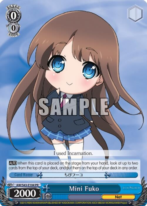 Image for Mini Fuko (Accel World -Infinite Burst-) (AW/S43-E104 PR) - Weiss Schwarz