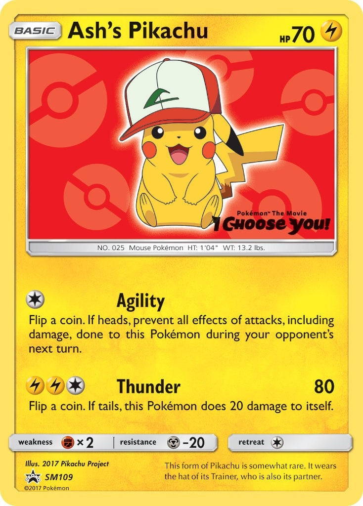 Image for Ash's Pikachu - SM109 (SM Promos) (SM109) - Pokemon