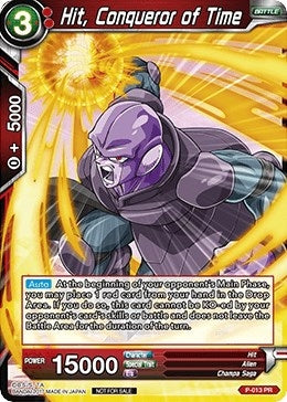 Image for Hit, Conqueror of Time (Foil Version) (Promotion Cards) (P-013) - Dragon Ball Super: Masters