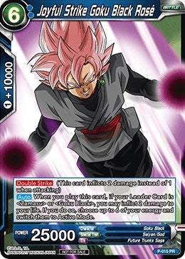Image for Joyful Strike Goku Black Rose (Foil Version) (Promotion Cards) (P-015) - Dragon Ball Super: Masters