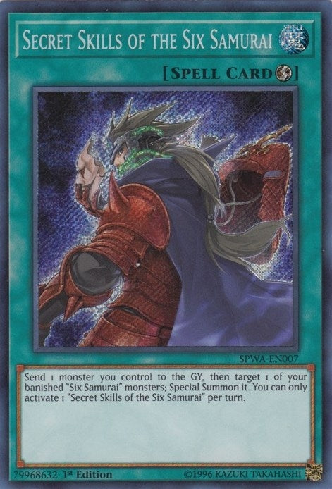 Image for Secret Skills of the Six Samurai (Spirit Warriors) (SPWA-EN007) - YuGiOh