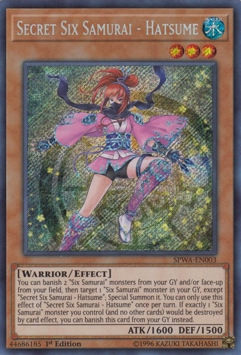 Image for Secret Six Samurai - Hatsume (Spirit Warriors) (SPWA-EN003) - YuGiOh