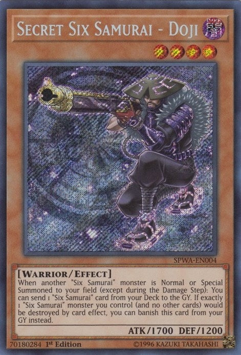 Image for Secret Six Samurai - Doji (Spirit Warriors) (SPWA-EN004) - YuGiOh