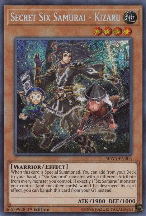 Image for Secret Six Samurai - Kizaru (Spirit Warriors) (SPWA-EN005) - YuGiOh