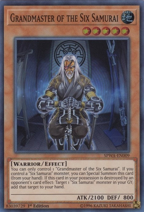 Image for Grandmaster of the Six Samurai (Spirit Warriors) (SPWA-EN009) - YuGiOh