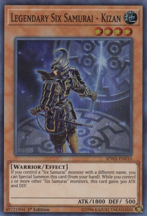 Image for Legendary Six Samurai - Kizan (Spirit Warriors) (SPWA-EN010) - YuGiOh