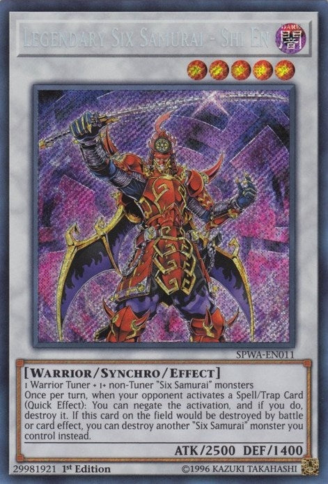 Image for Legendary Six Samurai - Shi En (Spirit Warriors) (SPWA-EN011) - YuGiOh