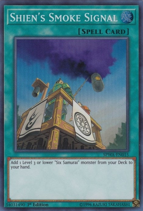 Image for Shien's Smoke Signal (Spirit Warriors) (SPWA-EN015) - YuGiOh