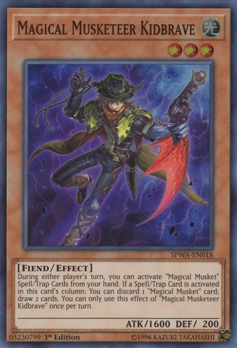 Image for Magical Musketeer Kidbrave (Spirit Warriors) (SPWA-EN018) - YuGiOh