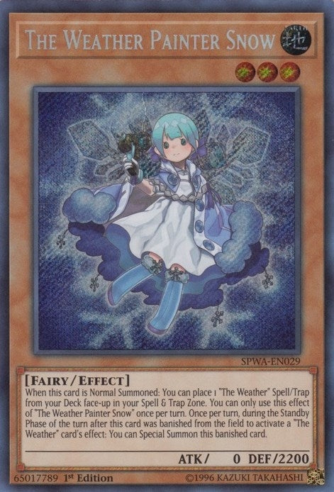 Image for The Weather Painter Snow (Spirit Warriors) (SPWA-EN029) - YuGiOh
