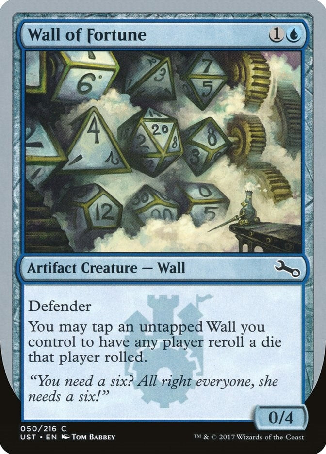 Image for Wall of Fortune (Unstable) (50) - Magic: The Gathering