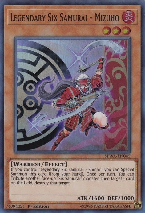Image for Legendary Six Samurai - Mizuho (Spirit Warriors) (SPWA-EN045) - YuGiOh