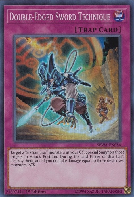 Image for Double-Edged Sword Technique (Spirit Warriors) (SPWA-EN054) - YuGiOh