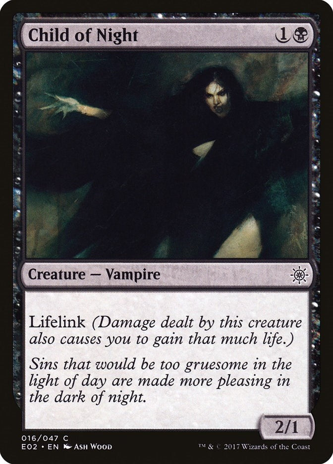 Image for Child of Night (Explorers of Ixalan) (16) - Magic: The Gathering
