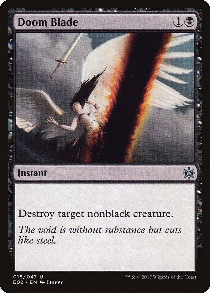 Image for Doom Blade (Explorers of Ixalan) (18) - Magic: The Gathering