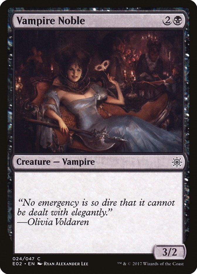 Image for Vampire Noble (Explorers of Ixalan) (24) - Magic: The Gathering