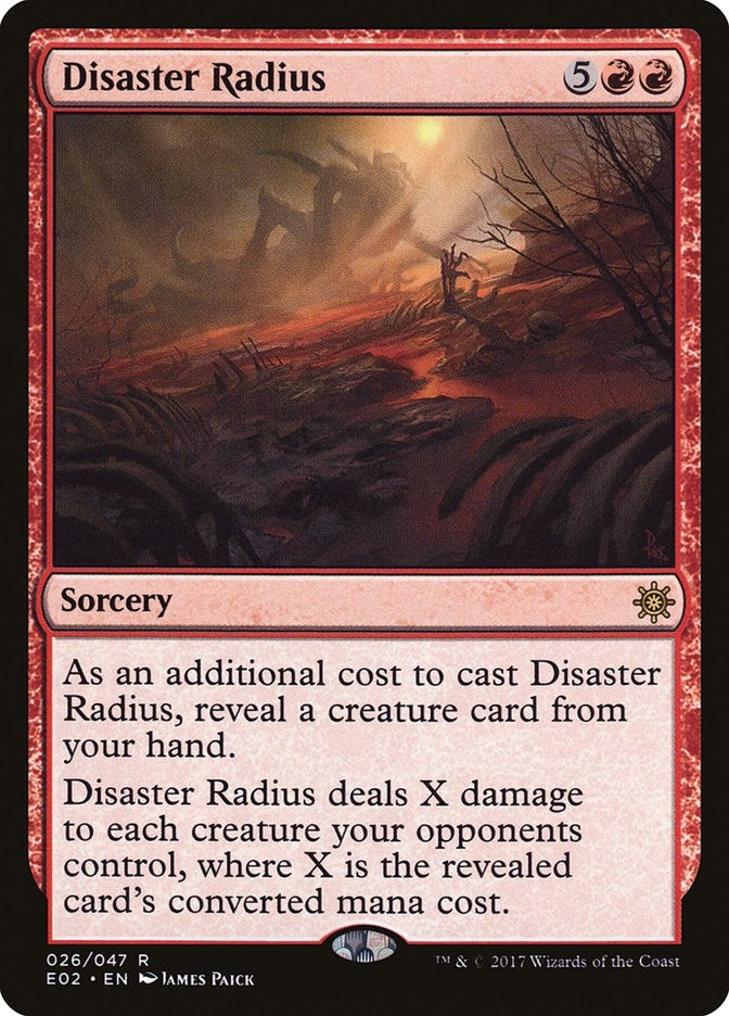 Image for Disaster Radius (Explorers of Ixalan) (26) - Magic: The Gathering
