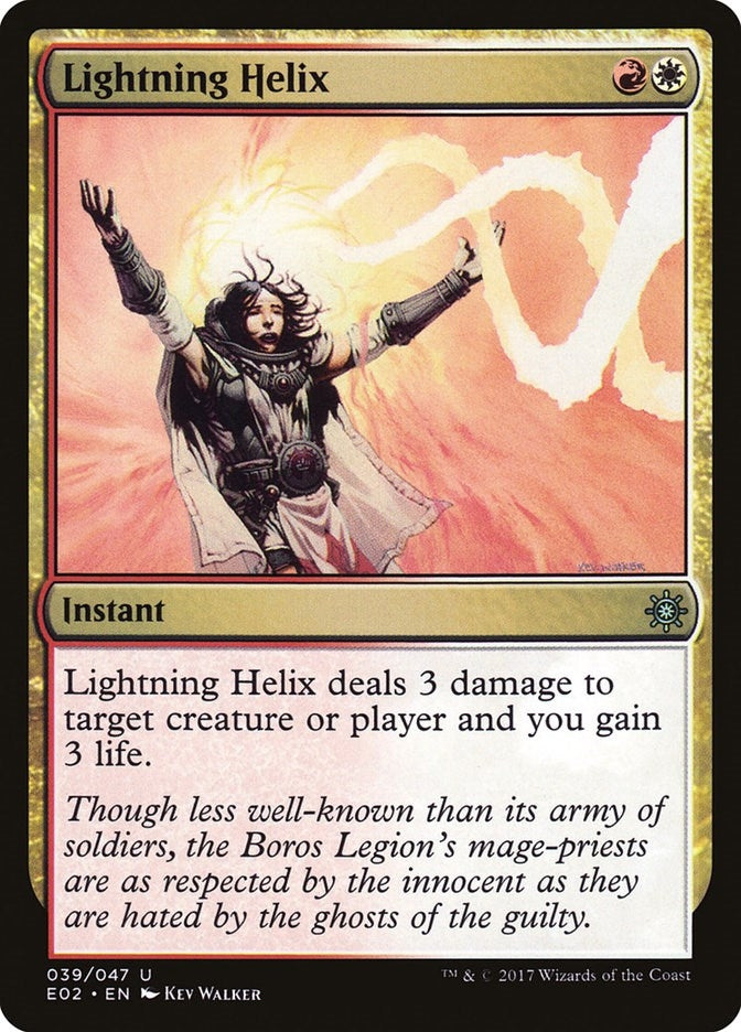 Image for Lightning Helix (Explorers of Ixalan) (39) - Magic: The Gathering