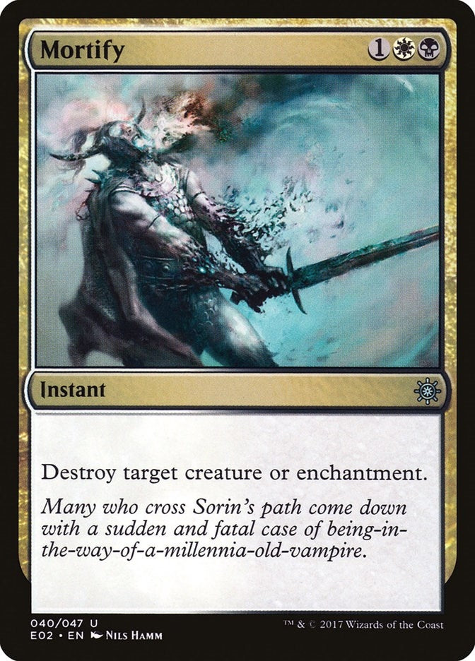 Image for Mortify (Explorers of Ixalan) (40) - Magic: The Gathering