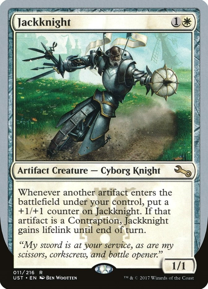 Image for Jackknight (Unstable) (11) - Magic: The Gathering
